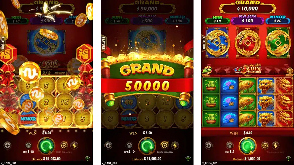 3 Coins 55Game Bonus